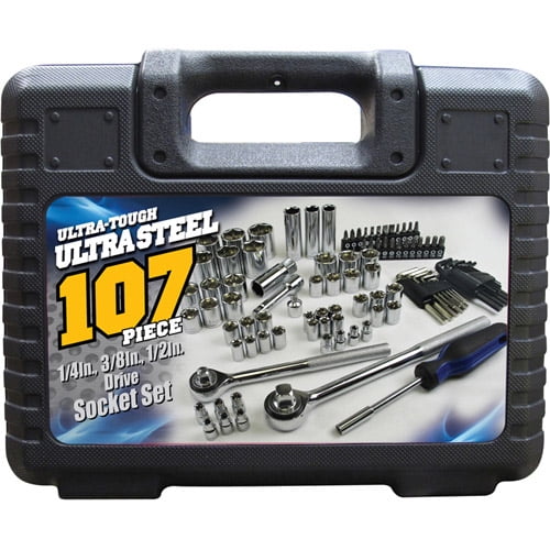 Ultra Steel 107-Piece Dr. Socket Set