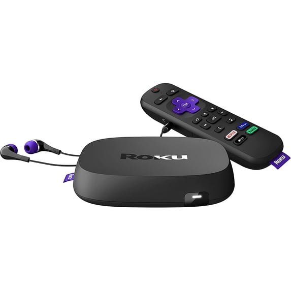 Ultra | Streaming Device HD/4K/HDR/Dolby Vision with Dolby Atmos, uetooth Streaming, and Voice Remote with Headphone Jack and Personal Shortcuts, includes Premium HDMI® Cae