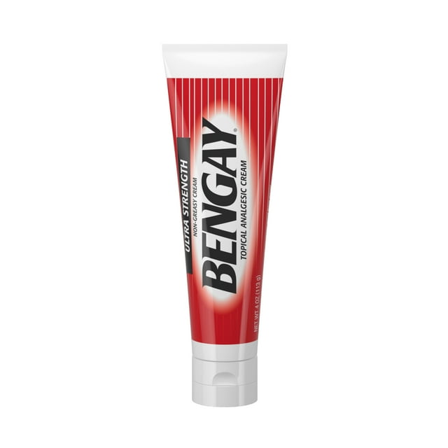 Ultra Strength Bengay Non-Greasy Topical Pain Relief Cream, 4 oz