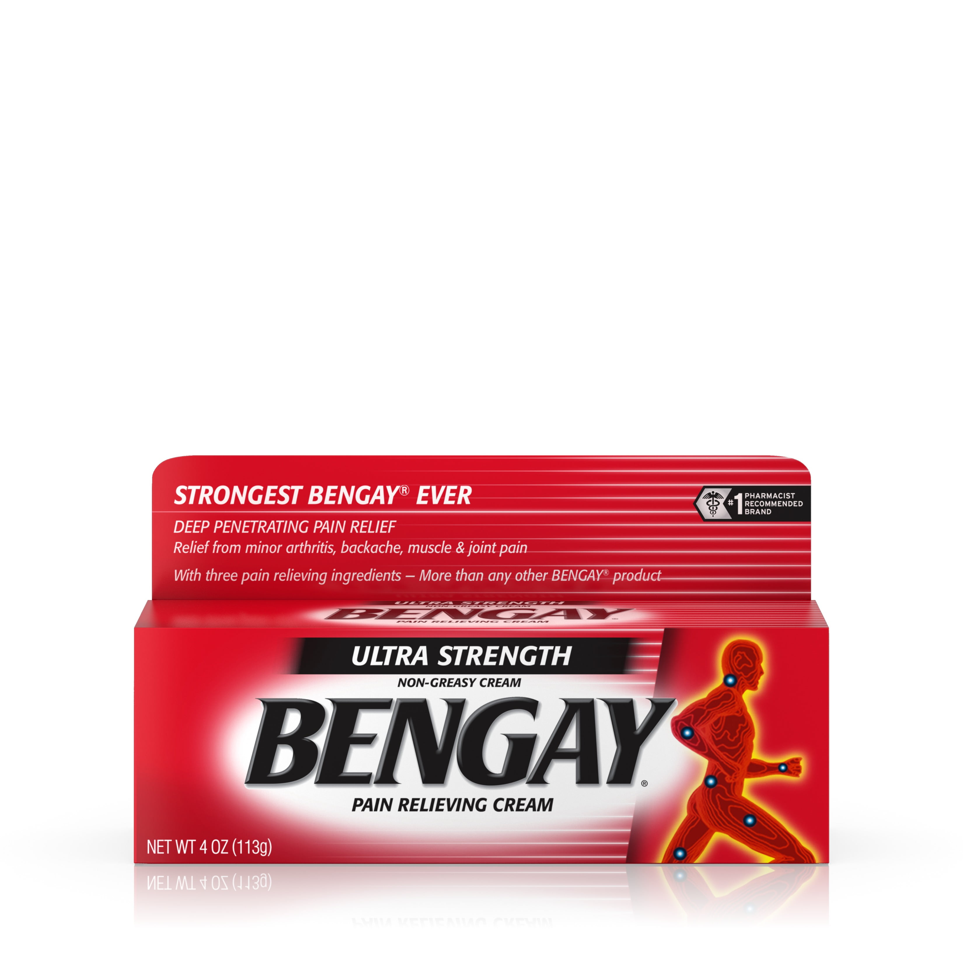 Ultra Strength Bengay Pain Relief Cream, 4 oz