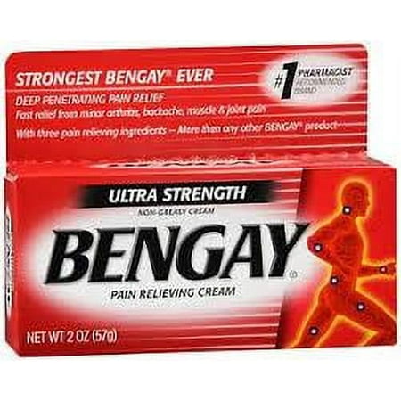Ultra Strength Bengay Pain Relief Cream (Pack of 32)