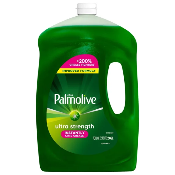 Ultra Strength Liquid Dish Soap Multipurpose Grills Tires Laundry 70 Oz Bottle