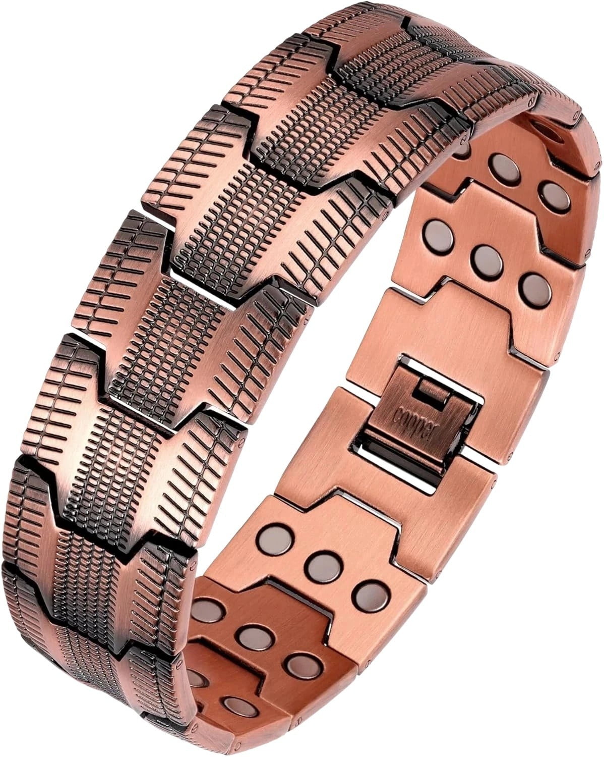 Ultra Strength Magnetic Bracelet for Men Copper Bracelet - 57 Magne
