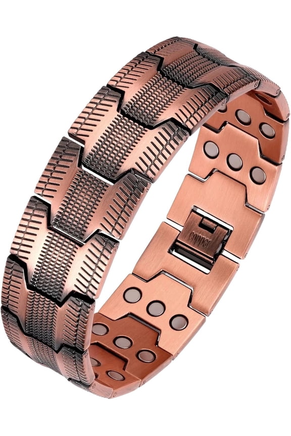 Ultra Strength Magnetic Bracelet for Men Copper Bracelet - 57 Magne