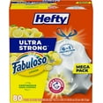 thumbnail image 1 of Ultra Strong 13 Gallon , Tall Kitchen 13 Gallon Size, Resist Leaks, Punctures, and Rips, Continuous Odor Control, White, Fabuloso Lemon Scent, 80 Bags, 1 of 4