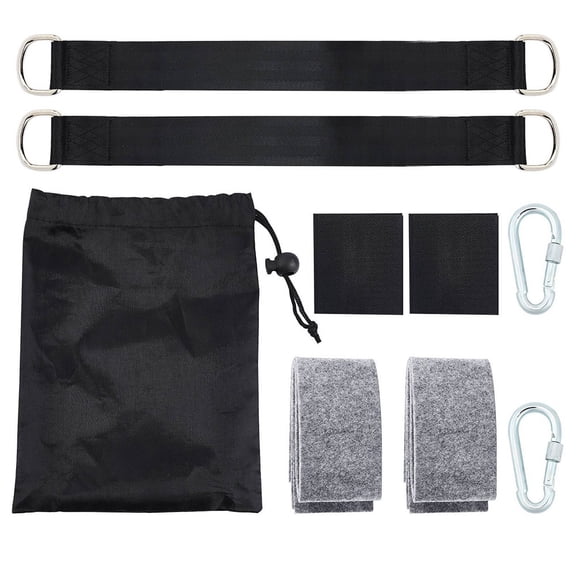 Ultra-Strong 2 Set Swing Straps with D-Ring & Carabiners - Max Load 500KG!