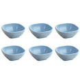 thumbnail image 1 of Ultra-Strong 3.5In 6 Pack Dip Bowls Set, Mini Bowl Soy Sauce Plate, Condiment Server, Used for Ketchup, Vinegar, Bbq and Party Dinner(Blue), 1 of 6
