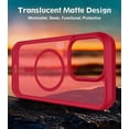 thumbnail image 1 of Ultra Strong Magnetic for iPhone 15 Pro Case, [Compatible with Magsafe]  Slim Translucent Matte Shockproof Case for iPhone 15 Pro Case 6.1 inch, Red, 1 of 12