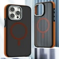 thumbnail image 1 of Ultra Strong Magnetic for iPhone 13 Pro Max Case, Military Grade Drop Protection, Compatible with MagSafe, Shockproof Anti-Scratch Translucent Matte Slim Fit Stylish Phone Protective Cover,Orange, 1 of 7