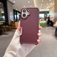 thumbnail image 1 of Ultra Strong Magnetic for iPhone 16 Plus Case, Military Grade Drop Protection, Compatible with MagSafe, Shockproof Anti-Scratch Matte Slim Fit Stylish Phone Protective Cover,Winered, 1 of 9