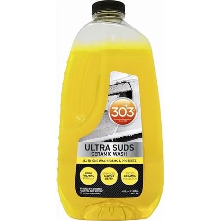 Ultra Suds Ceramic Car Wash Soap – Ceramic Coating for Cars with Foaming Formula, Enhanced Gloss & Shine Protectant, 48 fl. oz. (30277)
