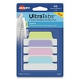 thumbnail image 1 of Ultra Tabs, 2.5" x 1", 48 Margin Tabs, Assorted Pastel, 1 of 3