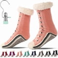 thumbnail image 1 of Ultra-Thick Slipper Home Socks,Non-Slip Fluffy Soft Warm Slipper Socks for Indoor Home Women Men, 1 of 7