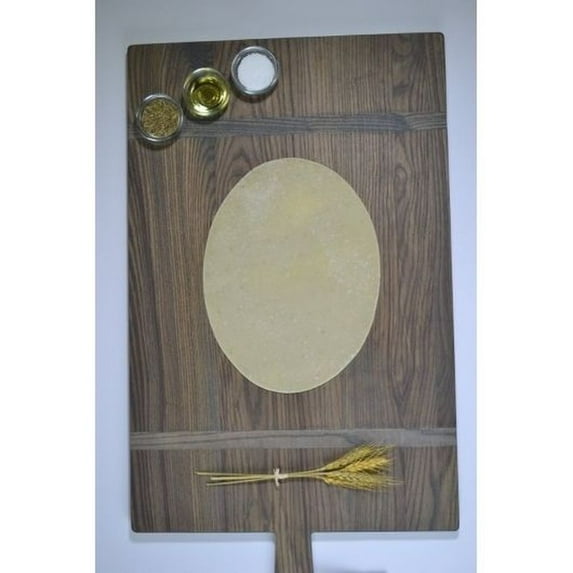 Ultra Thin 11 inch Par-Baked Oval Flatbread Crust, 3.5 Ounce -- 50 per case