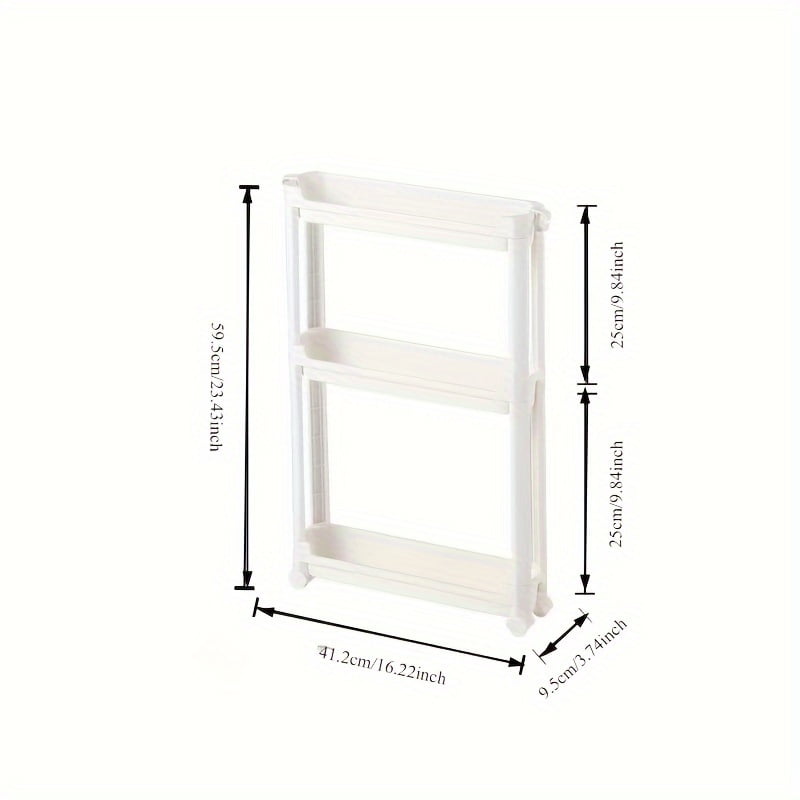 Ultra-Thin 3-Layer Over-The-Door Storage Cabinet - Versatile Organizer ...