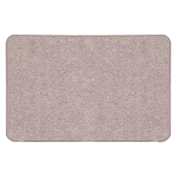 Ultra Thin Bath Mat 17x27 Inch, Non Rubber Bathroom Rugs Quick Dry, Absorbent Machine Washable Bath Mat for Shower Outside Sink, Low Profile Home Decor for Under Door