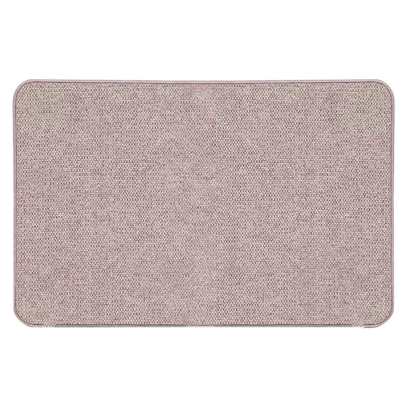 Ultra Thin Bath Mat 17x27 Inch, Non Rubber Bathroom Rugs Quick Dry, Absorbent Machine Washable Bath Mat for Shower Outside Sink, Low Profile Home Decor for Under Door