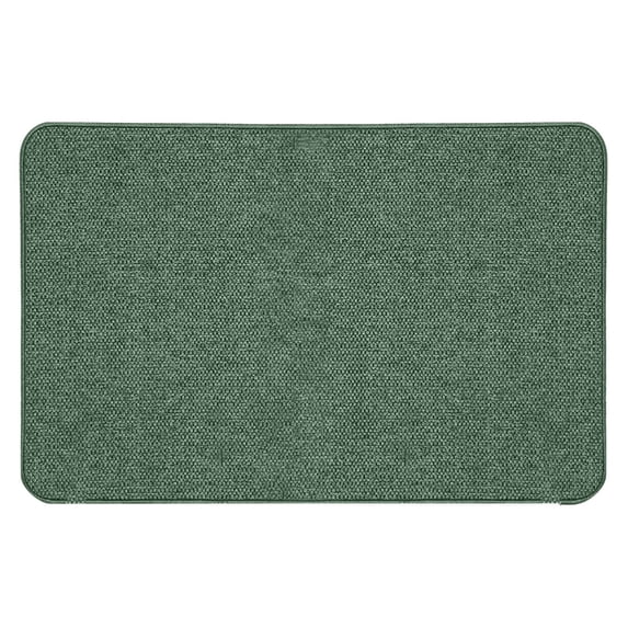 Ultra Thin Bath Mat 17x27 Inch, Non Rubber Bathroom Rugs Quick Dry, Absorbent Machine Washable Bath Mat for Shower Outside Sink, Low Profile Home Decor for Under Door