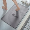 Ultra Thin Bathroom Rugs, Rubber Backed Bath Mats for Bathroom Non Slip