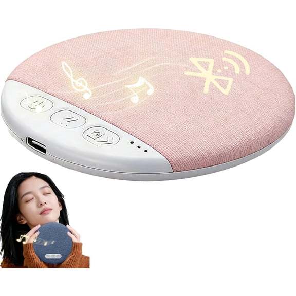 Ultra-Thin Bluetooth Pillow Speaker with Bluetooth 6.0, 2026 Ultra-Slim Pillow Speaker for Sleeping with White Noise, Wireless Bedside Speaker for Side Sleepers, Long Battery Life