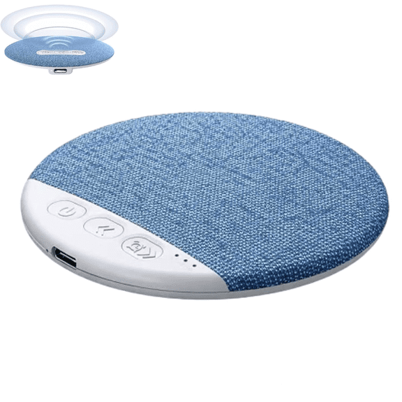 Ultra-Thin Bluetooth Pillow Speaker for Sleep Aid & Bedtime Relaxation, with Immersive Sound Field, Bluetooth 6.0, White Noise & Timer - Headphone-Free Sleep Sound Machine for Adults, Side Sleepers