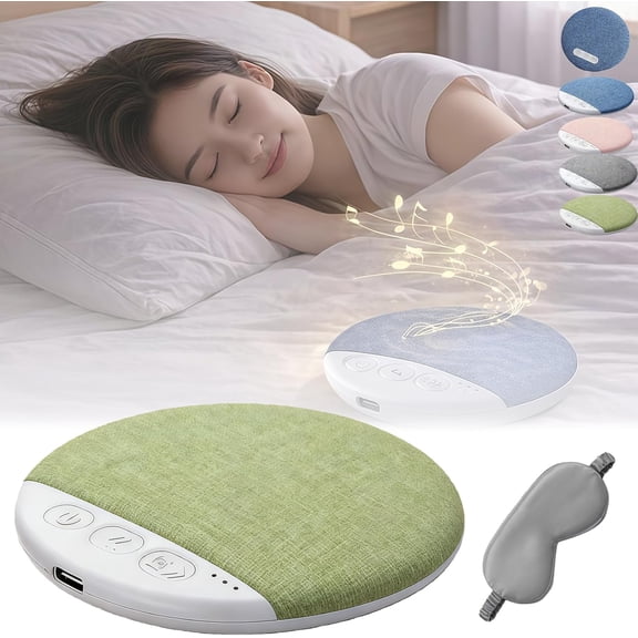 Ultra-Thin Bluetooth Pillow Speaker for Sleeping, Mini Portable Under Pillow Speaker with White Noise Timer