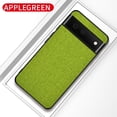 thumbnail image 1 of Ultra Thin Case for Google Pixel 6 Pro 5G Android Phone (6.7-Inch) - Plastic/Silicone/Fabric Composite Case, Slim Fit Lightweight Scratch Resistant Cell Phone Cover Sleeve (Green), 1 of 1