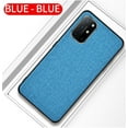 thumbnail image 1 of Ultra Thin Case for OnePlus 9R 5G LE2100 Android Smartphone (6.55-Inch) - Plastic/Silicone/Fabric Composite Case, Slim Fit Lightweight Scratch Resistant Cell Phone Cover Sleeve (Light Blue), 1 of 1