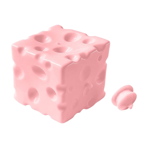 Ultra Thin Cheese Ball Skin Stress Relief Squeeze Toy Self Filling Soft Cube Shape Sensory Fidget Toy for Hand Use