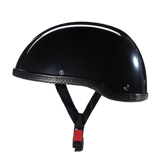 Ultra-Thin Comfortable Beanie Motorcycle Retro Half Helmets for Adults, 55-62cm