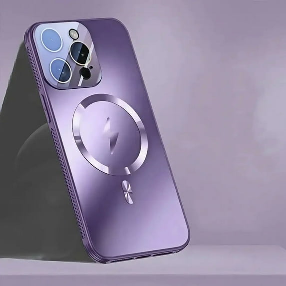 Ultra-Thin Design with Heat Dissipation And a Powerful Magnetic Hold, Suitable for iPhone 12/13/14/15/16 Pro Max, Protection Against Shocks And Drops, with Lens Film