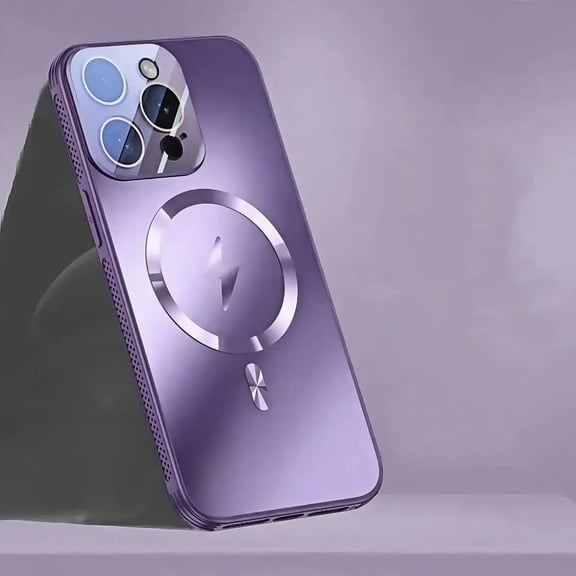 Ultra-Thin Design with Heat Dissipation And a Powerful Magnetic Hold, Suitable for iPhone 12/13/14/15/16 Pro Max, Protection Against Shocks And Drops, with Lens Film