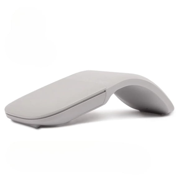 Ultra Thin Foldable Arc Mouse - Ergonomic Bluetooth Wireless Optical Mice with 3D Touch Portable for Office Universal Use