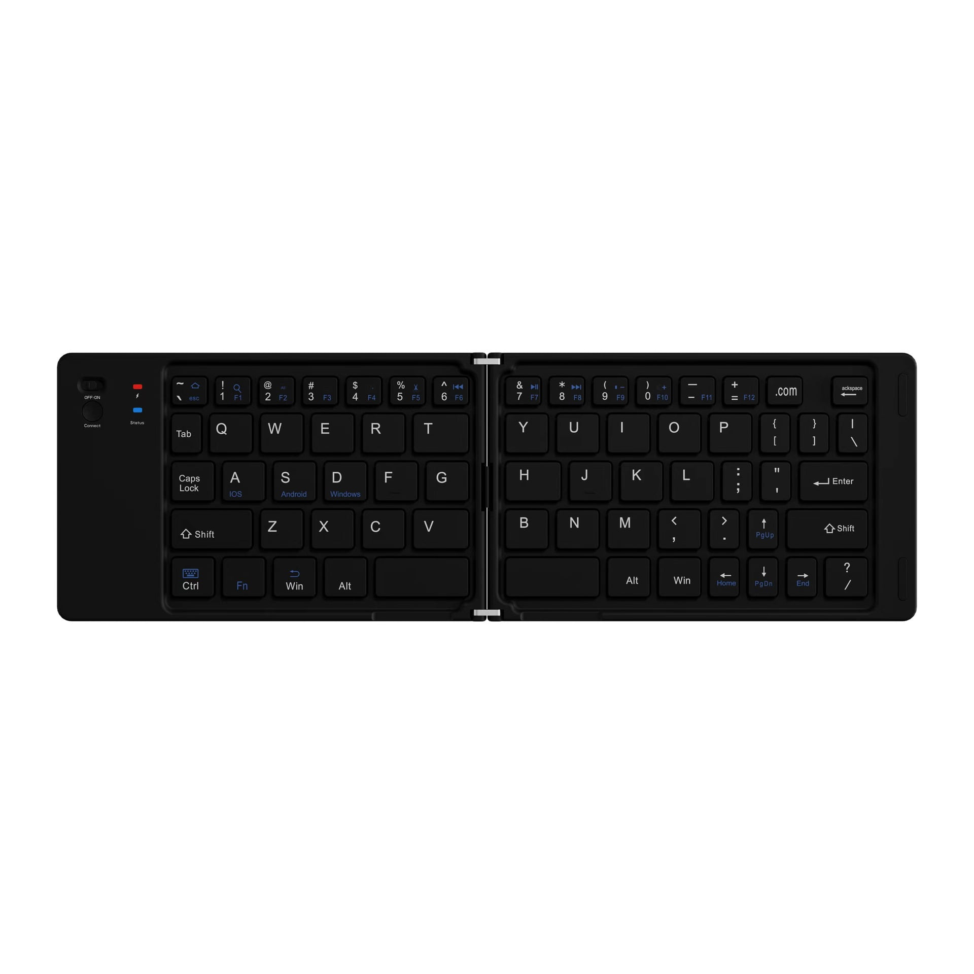 Ultra-Thin Foldable Bluetooth Keyboard for Phone/Tablet/Laptop