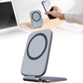 thumbnail image 1 of Ultra-Thin Foldable Magnetic Phone Mount Car Phone Mount 270°Adhesive Cell Phone Holders for Your Car/Gym/Mirror,Universal Phone Stand for Car Compatible with iPhone & Android(Weak Magnetism), 1 of 9