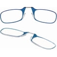 thumbnail image 1 of Ultra-Thin Foldable Reading Glasses, Blue Frame, No-Arm Design, 1 of 6