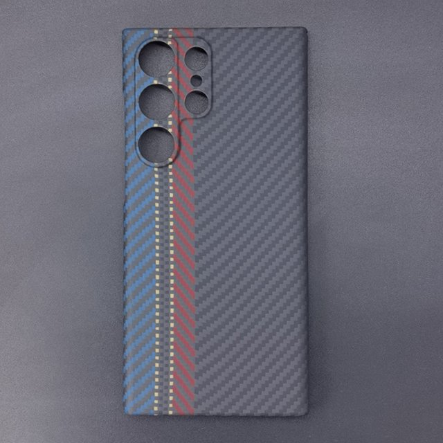 UltraThin Kevlar Pure Carbon Fiber Phone Case For Samsung Galaxy S23 S24 Ultra Plus Commercial