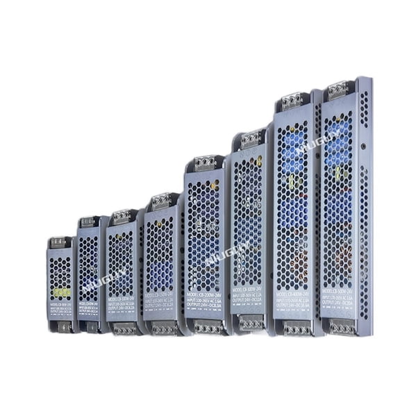 Ultra Thin LED Lighting Transformer DC 12V 24V Power Supply 60W 100W 150W 200W 300W 400W 500W LED Driver Converter ,Ease of Installation