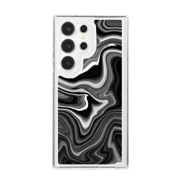 Ultra Thin Lightweight for Samsung Galaxy S23 Case, Luxury Clear Marble Pattern Back Case Anti-Falling Durable Lightweight Anti-fingerprint Anti-shock Soft Phone Cover for Men & Women, O