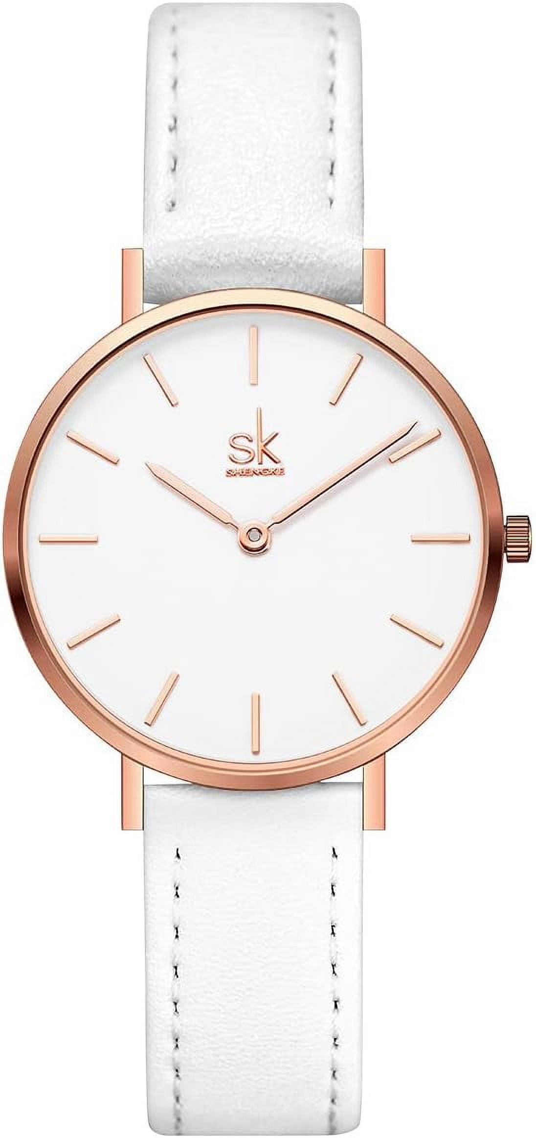 Ultra Thin Minialist Women Watches Simple Two Hands Ladies Dress Watch ...