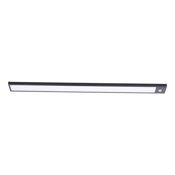 Ultra Thin Motion Sensor Light Bar 3W 200LM Under Cabinet Motion Induction LED Light Bar USB Rechargeable Magnetic Cabinet Night Light Strip 17.7 In / 45 cm White