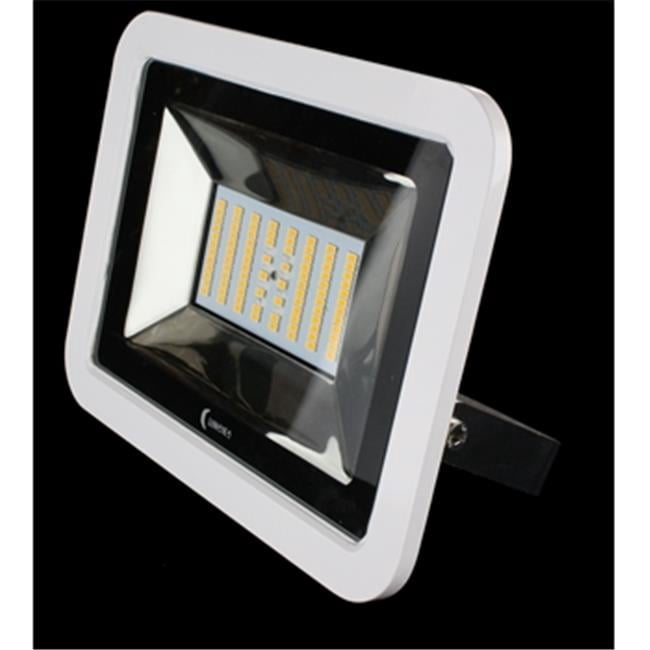 Ultra Thin Outdoor LED Flood Light, White - 4500-4800 Lumens