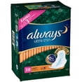 thumbnail image 1 of Ultra Thin Overnight Pads with Wings, 38/Pack (Pack of 3), 1 of 1