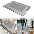 thumbnail image 1 of Ultra Thin Quick Dry Bath Mat - 12"x16" Non Bathroom Rug with Diatomaceous Earth Absorbent Technology - Super Absorbent Shower Mat with Rubber Backing Fits Under Door - Gray Washable Bath Mat, 1 of 7