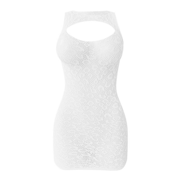 Ultra Thin Sexy Fashion Mesh See Through Strap Sexy Lingerie Jumpsuit