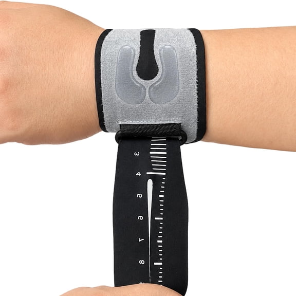 Ultra-Thin TFCC Wrist Brace, 3D Gel Pad, Navy Blue, 1-Pack | Visual Scale, for Ulnar Wrist Pain, Cartilage Injury, Tennis, Golf, Weightlifting, Daily Protection