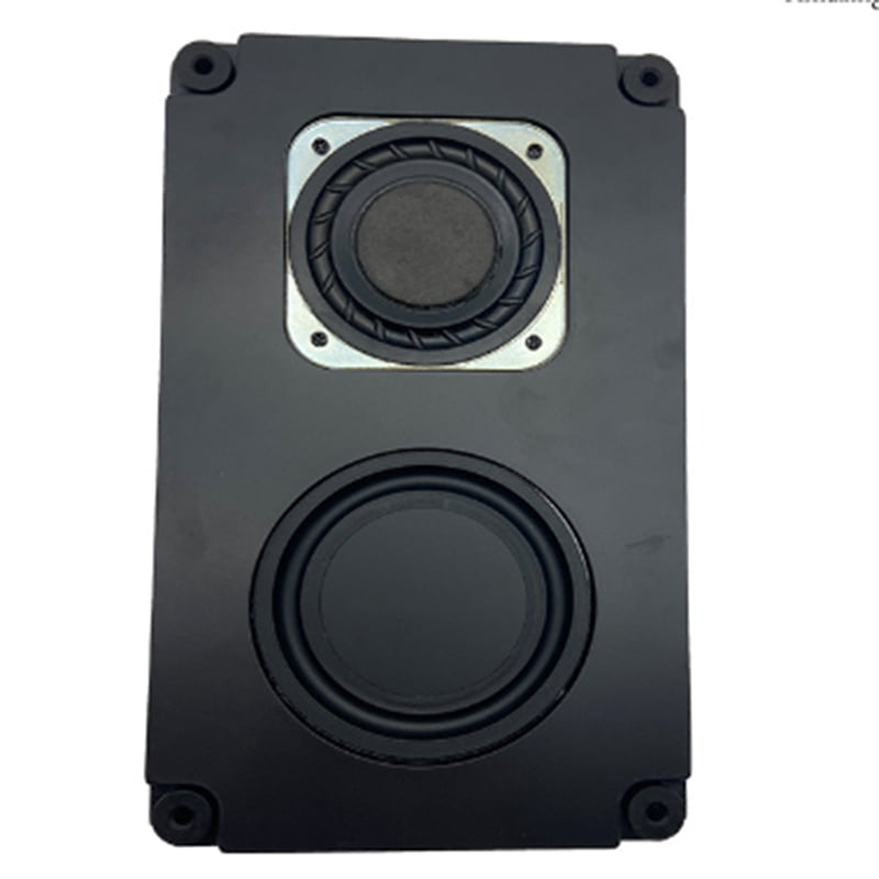 Ultra Thin TV Subwoofer Speaker 4 Ohm 15W Rectangular HiFi Speaker,Super Bass Audio for Home Theater