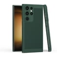 thumbnail image 1 of Ultra-Thin Thermal mesh case with Lens Film Protection, Drop-Proof, Simple and Stylish, for Samsung Galaxy S23 S22 S21 Ultra Plus Note20 Note10 Phone Case (Dark Green,Note 20 Ultra), 1 of 8