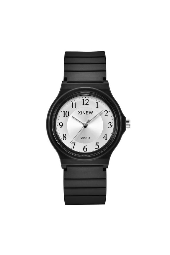 Ultra-Thin Unisex Watch Silicone Sports Watch Analog Quartz Wristwatch, Gift
