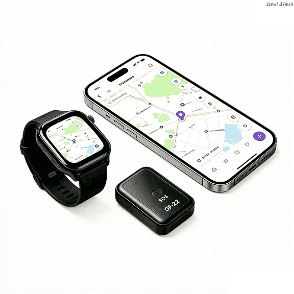 Ultra Tiny Portable GPS Tracking Device Real Time Position Monitor Smart Anti-Lost Locator with App Alert for Child Elderly Pet Vehicle Baggage Logistics Cargo